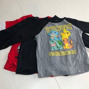 (3) long sleeve boys shirts - winter boy shirts